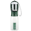 Portable Dog Water Bottle with Poop Bag Dispenser & Pet Feeder
