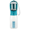Portable Dog Water Bottle with Poop Bag Dispenser & Pet Feeder